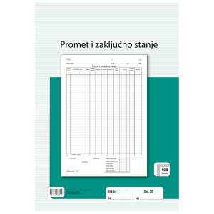 Obrazac L-7 promet i zaključno stanje A4 Fokus