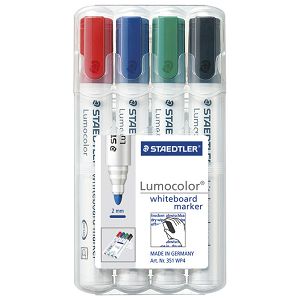 Marker za bijelu ploču 2mm pk4 reciklirani Lumocolor Staedtler 351 WP4