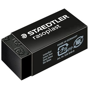 Gumica Rasoplast Staedtler 526 B40-9 crna-KOMAD