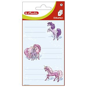 Etikete školske papir konji Herlitz 830281 blister!!