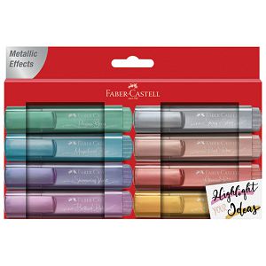 Signir 1-5mm 46 Metallic kartonska kutija Faber-Castell 154689 8boja blister!!