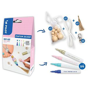 Set 4 markera i privjesak za ključeve DIY KIT Pintor Pilot blister!!