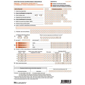 Obrazac MPP-1/E - set prijava pk10 Fokus