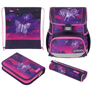 Torba školska anatomska 4/1 Loop Magic Unicorn Herlitz 50046218