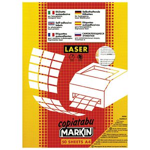 Etikete LK 210x297mm pk50L Markin 220LTGC503 prozirne