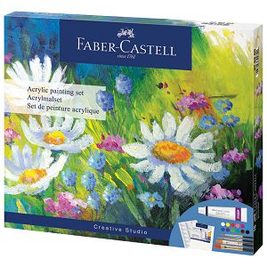 Set boja akrilnih u tubi 9ml pk18 Faber-Castell 379280