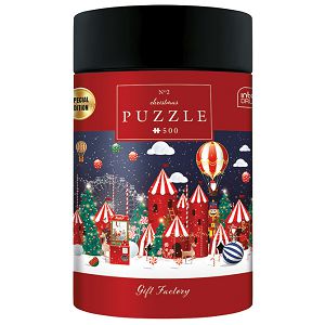 Puzzle 500 kom tuba Christmas "Gift Factory" Interdruk