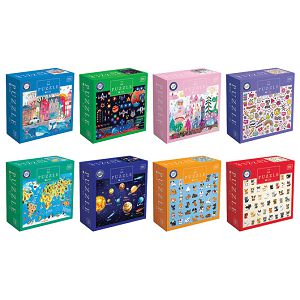 Puzzle 250 kom Kids 5 World Map Interdruk