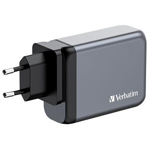 Punjač za mobilne uređaje zidni 2xUSB-C/PD 100W/1xUSB-A QC 3.0 (EU/UK/US)  Verbatim 32202