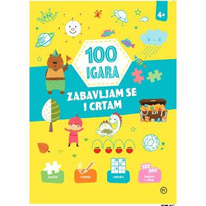 100 igara – zabavljam se i crtam 4+ Grupa autora