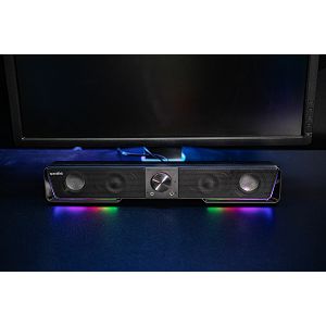 Soundbar SPEEDLINK GRAVITY, RGB, Bluetooth, crni