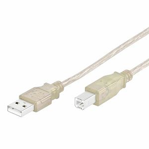 Kabel VIVANCO 22854, USB A na USB B, za printer, 3 boje, 1.5m