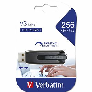 USB stick Verbatim 3.2 Gen1 #49168 256GB Store 'n' Go V3, crni