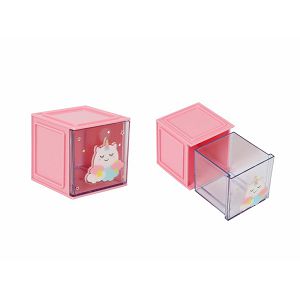 Organizator stolni iTotal kockasti Unicorn 9x9x9,5cm XL2965