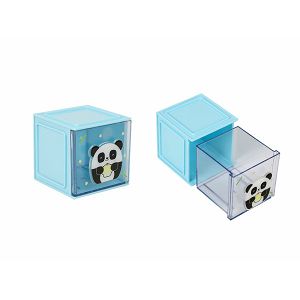 Organizator stolni iTotal kockasti Panda 9x9x9,5cm XL2964