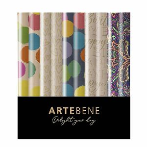 Ukrasni papir Artebene Colour Spectrum u roli kraft 70x200cm sortirano 50/1 140511 