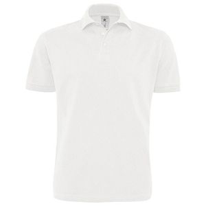 Majica kratki rukavi polo B&C Heavymill 230g bijela 2XL!!