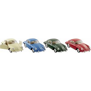 Auto metalni Porsche 356B Carrera 2 Die-Cast,pull back,Goki 122856 4boje