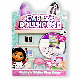 Gabby's dollhouse papirnata kuća s likovima i scenama 826393