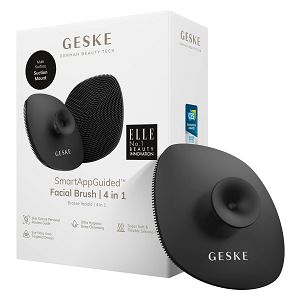 GESKE Facial Brush 4u1,s držačem,siva 001466