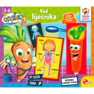 Igra Kod liječnika Carotina 3-6god.Lisciani 104178