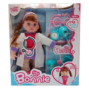 LUTKA BONNIE Doktorica na baterije Leoy Toys 885752