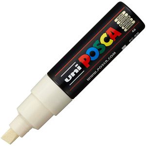 MARKER UNI Posca PC-8K za hobby i art, vodootporan, 8mm slonova kost (ivory)