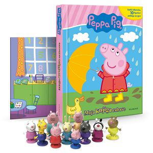 PEPPA PIG MOJA KNJIGA ZABAVE s figuricama 327206