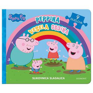 Peppa Pig Peppina vesela godina,slikovnica slagalica 326889