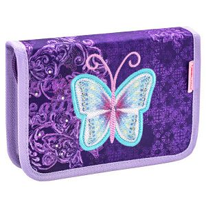 PERNICA BELMIL Purple Butterfly 335-74 puna, 1zip, 2 preklopa 826697