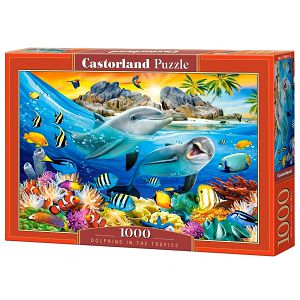 Puzzle Castorland 1000kom Dupini u tropima C-104611-2