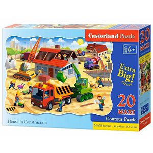 Puzzle Castorland 20kom maxi Kuća u izgradnji C-02412-1