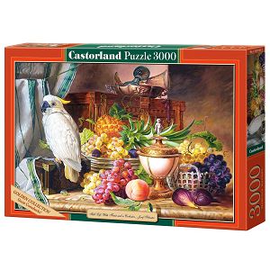 Puzzle Castorland 3000kom Mrtva priroda s voćem i kakaduom C-300143-2