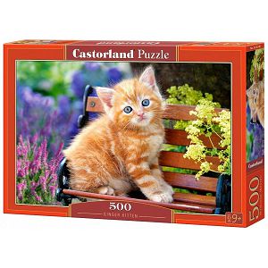 PUZZLE CASTORLAND 500kom Maca na klupi 52240