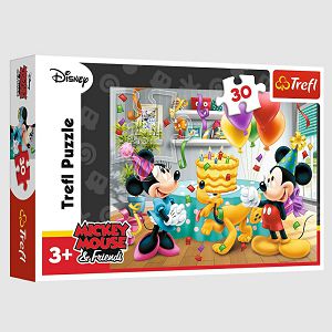 Puzzle Trefl 30kom Mickey i prijatelji Rođendanska torta