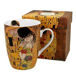 ŠALICA PORCULANSKA The Kiss by Gustav Klimt 350ml,u poklon kutiji 919650