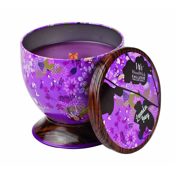 Svijeća mirisna WoodWick Gallerie Lavender Ivory