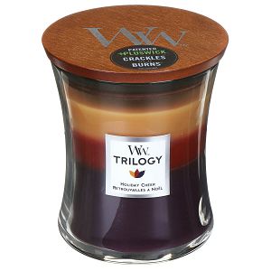 SVIJEĆA MIRISNA WoodWick Trilogy Medium Holiday Cheer 1668447E (gori 100 sati)