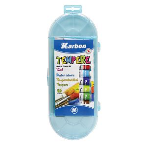 Tempera 1/10 12ml KARBON alu tuba plastična kutija