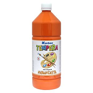 Tempera 1000ml boca KARBON narančasta