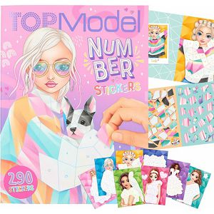 TOP MODEL BOJANKA sa naljepnicama Number Sticker Fantasy 648657