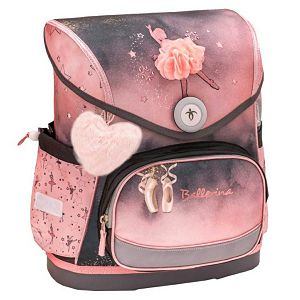 Torba školska Belmil compact ballerina black pink 405-41/27